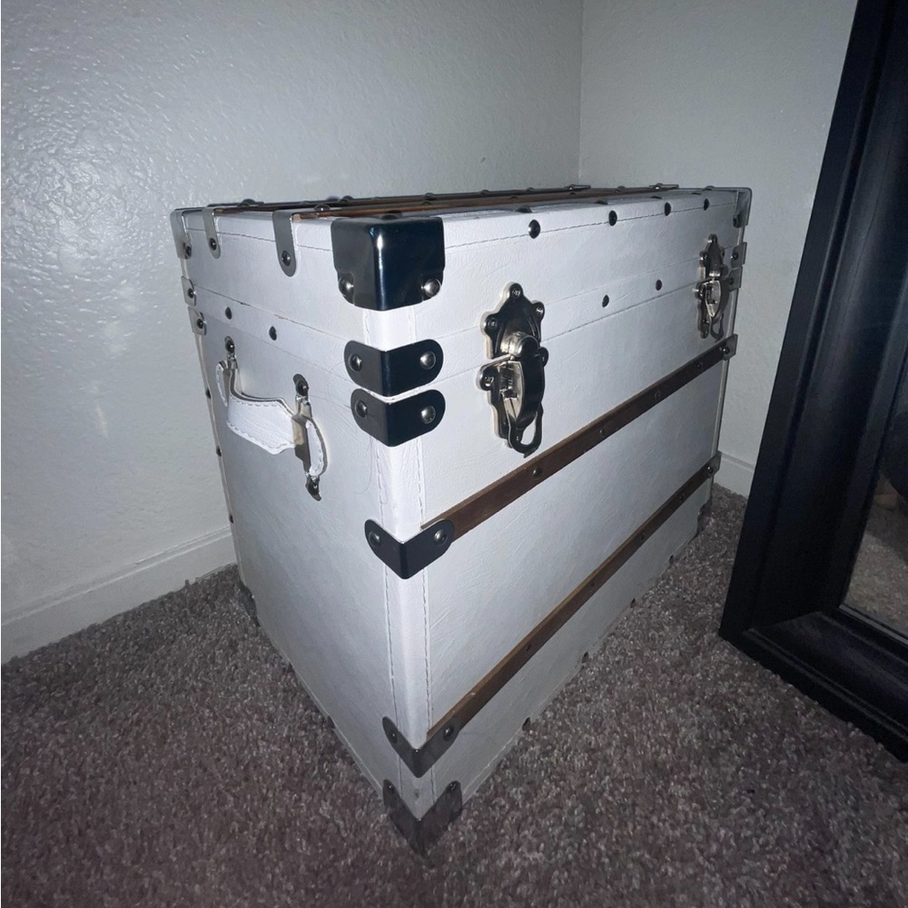 White storage box